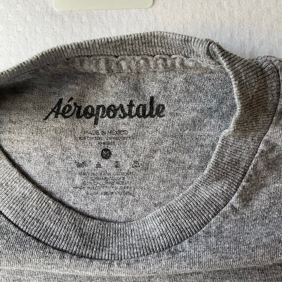 Aeropostale Men Short Sleeve T-shirt Size M, Gray, Catskill MTNS - Picture 6 of 7